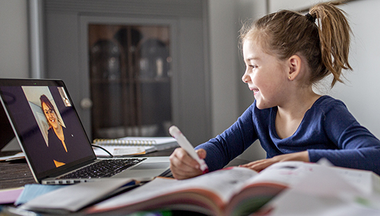child remote learning